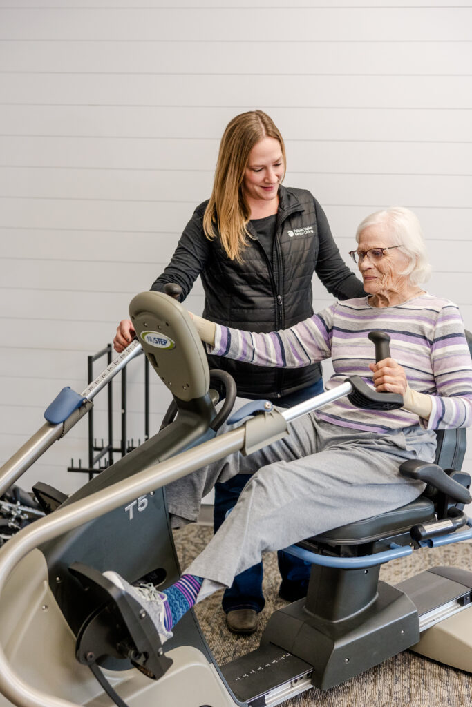 Resident and Physical Therapist | Pelican Valley Senior Living